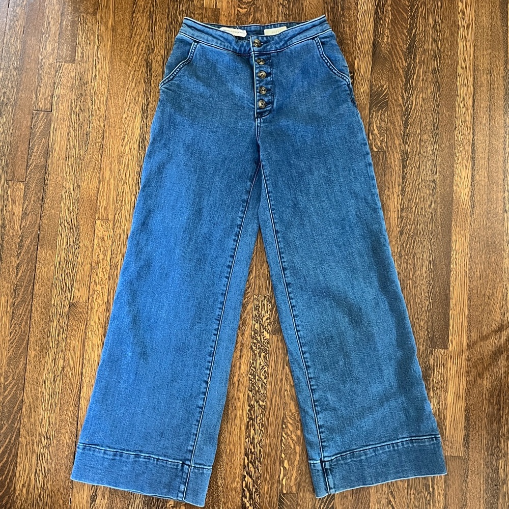 Anthropologie Pilcro and the Letterpress Wide Leg Women’s Jeans